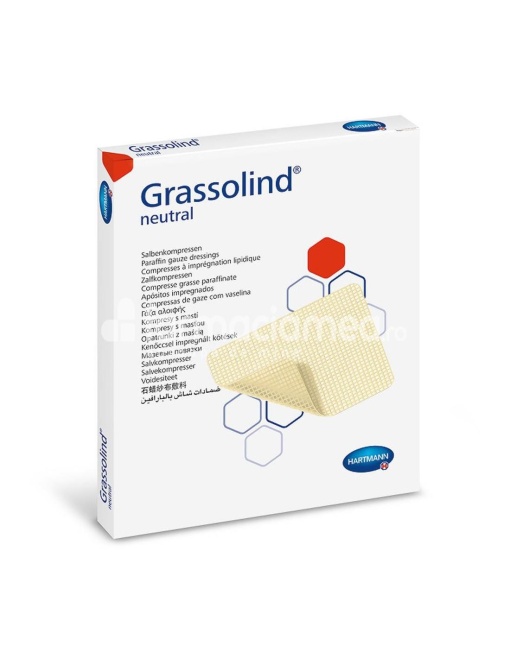 Hartmann Grassolind 10/10cm x 10buc