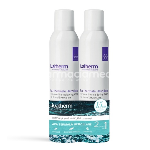 Ivatherm Pachet Apa Termala Herculane 200ml 1+1