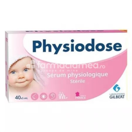 Physiodose solutie 5ml x 40unidoze Gilbert