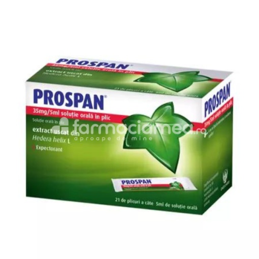 Prospan 35mg/5ml solutie orala x 21plic Engelhard