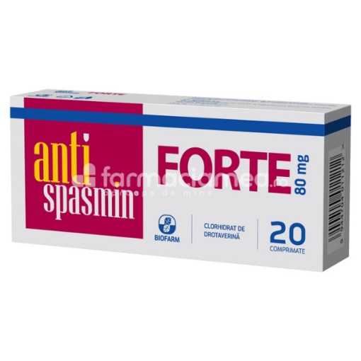 Antispasmin Forte 80mg x 20cpr Biofarm