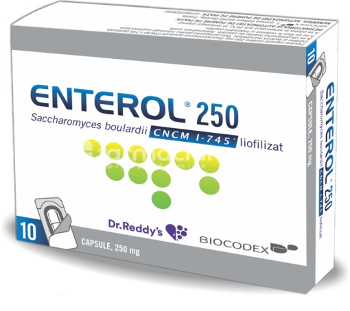 Enterol 250mg x 10cps Biocodex (blist)