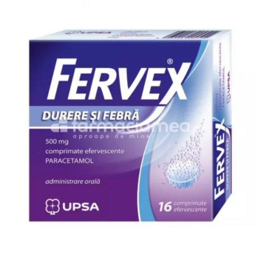 Fervex Durere si Febra 500mg x 16cpr eff