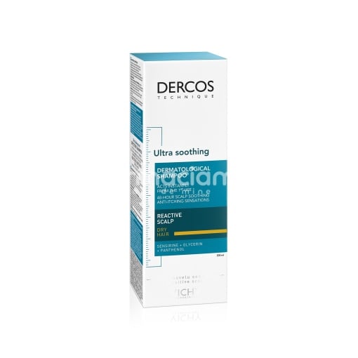 Vichy Dercos Sampon Ultracalmant Scalp Sensibil/Uscat 200ml