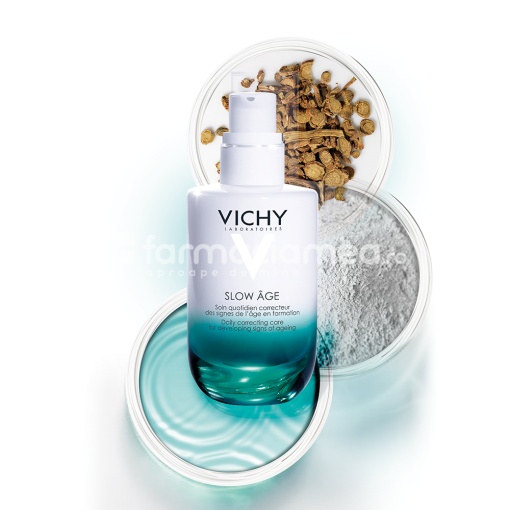 Vichy Slow Age fluid pentru toate tipurile de ten SPF 25, 50 ml