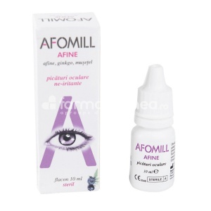 Afomill picaturi oculare fortifiante 10ml, Af United