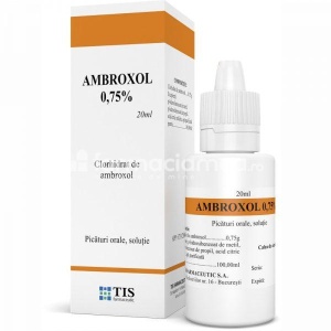 Ambroxol 0.75% pic orale sol 20ml Tis