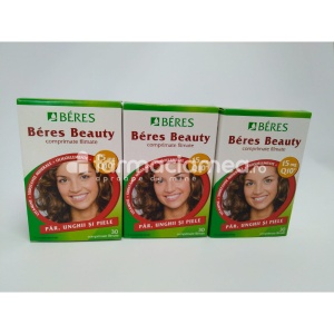 Beres Beauty - Sanatatea si frumusetea parului, comprimate filmate, Pachet 2+1 Cadou