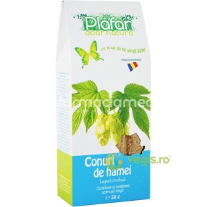 Ceai conuri de hamei, 50 gr, Plafar
