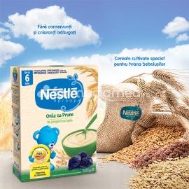 Cereale Ovaz cu prune, de la 6 luni, 250 g, Nestle - Img 3