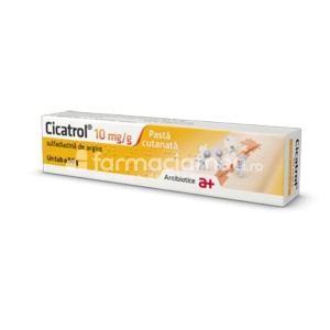 Cicatrol 10 mg/g pasta cutanata 50g, Antibiotice