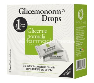 Dacia Plant Glicemonorm Drops x 20buc
