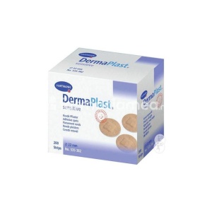 Dermaplast sensitive rotund, 200buc, Hartmann