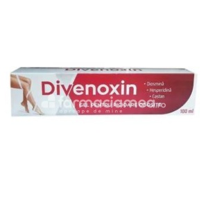 Divenoxin gel pentru picioare obosite, 100ml, Zdrovit