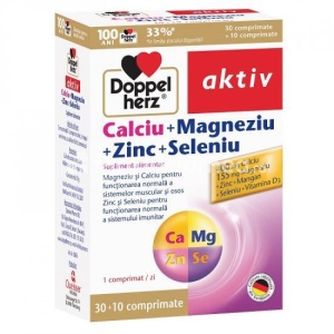 Doppelherz Aktiv Ca, Mg, Zn, Se x 30 + 10cpr
