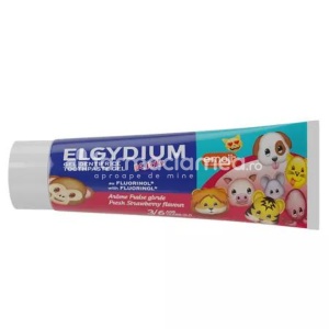 Elgydium pasta dinti gel junior capsuni, 3 - 6 ani, 50ml, Pierre Fabre