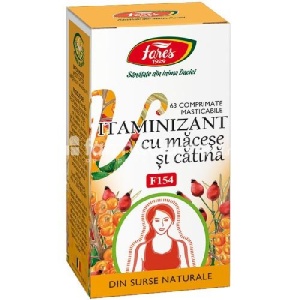 Fares Vitaminizant cu Macese si Catina F154 x 63cpr