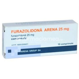 Furazolidona 25mg x 10cps Arena