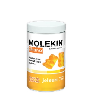 Molekin Imuno Aroma Portocale 3ani+ x 60jeleuri Zdrovit