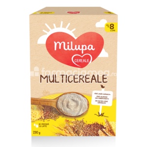 Multicereale, de la 8 luni, 250 g, Milupa