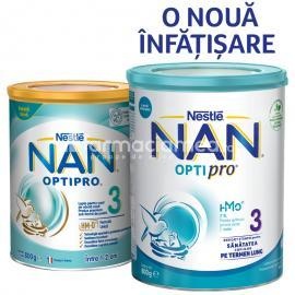 Nestle Nan Lapte Praf 3 Optipro 800g