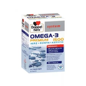Omega 3 Premium 1500 System, 60 capsule, Doppelherz