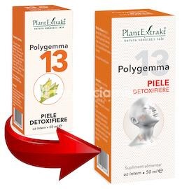 Polygemma 13 Piele Detoxifiere 50ml Plant E