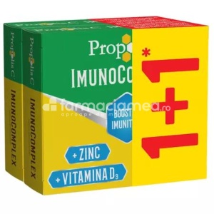 Propolis C Imunocomplex pentru imunitate, 20 + 20 comprimate Cadou Fiterman Pharma