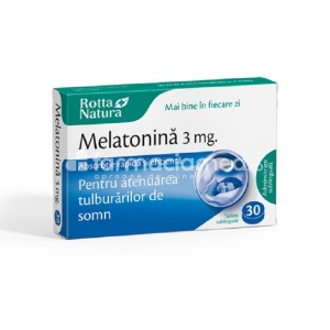 Rotta Natura Melatonina 3mg x 30cpr subling