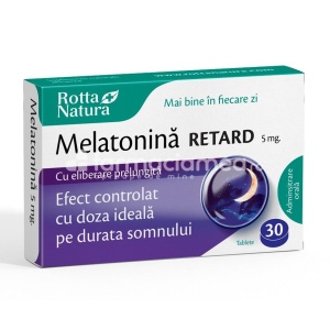Rotta Natura Melatonina Retard 5mg x 30cpr