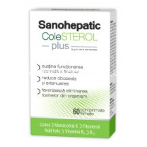 Sanohepatic Colesterol Plus x 60cpr Zdrovit