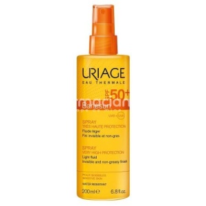 Uriage Bariesun Spray protectie solara SPF 50+, 200 ml
