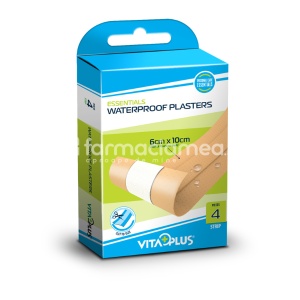 Vitaplus Plasturi Banda Impermeabili 6x10cm VP61201, 4 bucati