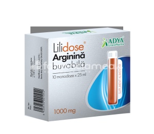Adya Lilidose Arginina buvabila 1000mg, 10 monodoze x 25ml