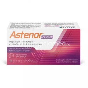 Astenor Perform gel oral cu Aroma de Merisoare x 16plic Biessen