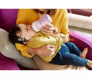 Avent Biberon Natural Ultra Soft Roz, 260ml - Img 2