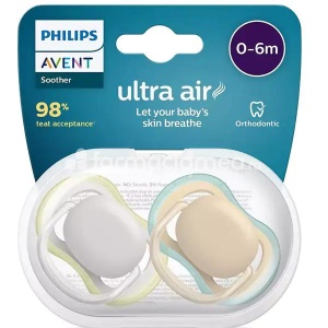 Avent Philips SCF085/15 Suzeta Ultra Air Neutru 0-6luni x 2buc