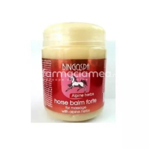 Bingospa Balsam cu Grasime de Cal Forte 500g
