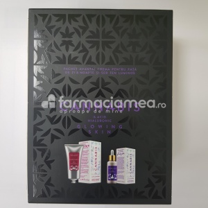 Cannabis & Acid hialuronic Ser ten luminos, 30 ml + Cannabis & Acid hialuronic Crema zi si noapte, 75 ml