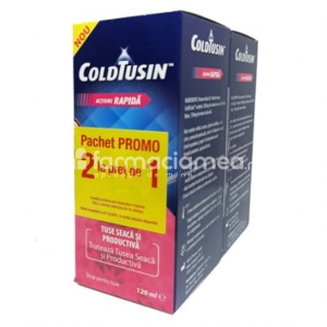 ColdTusin sirop,120ml, 1+1 gratis, Perrigo