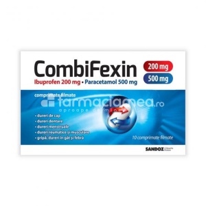 Combifexin 200mg/500mg x 10cpr film Sandoz