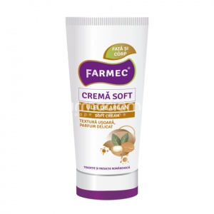 Crema soft cu ulei de argan, 150 ml, Farmec