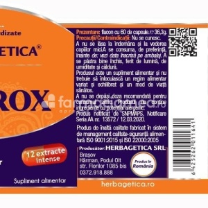 Devirox supliment cu efecte antivirale, stimuleaza imunitatea, 60 capsule, Herbagetica - Img 3