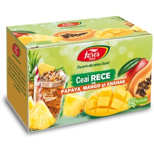 Fares Ceai Rece Papaya Mango si Ananas x 12plic