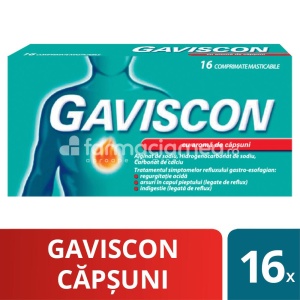 Gaviscon capsuni, 24 comprimate masticabile, Reckitt - Img 2