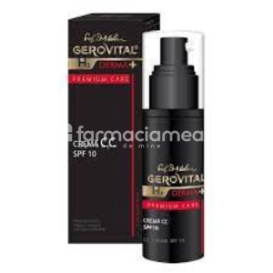 Gerovital H3 Derma+ Premium Care Crema CC SPF10, 30ml