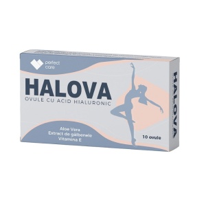 Halova Ovule cu Acid Hialuronic x 10buc Perfect Care