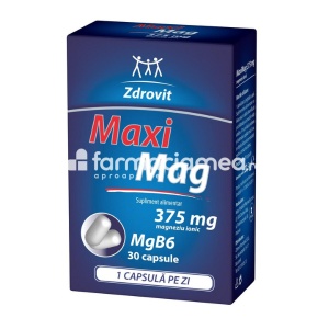 Maximag 375mg x 30cps Zdrovit