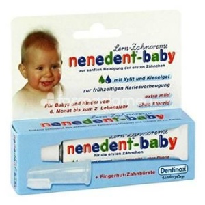 Nenedent Baby Pasta Dinti fara Fluor 20ml Dentinox