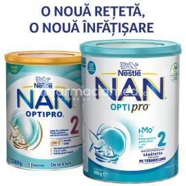Nestle Lapte NAN 2 Optipro HM-O, de la 6 luni, 800g